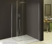 Polysan Modular Shower Pevný Panel K Instalaci Na Stěnu Modulu Ms2, 400 Mm, Levý