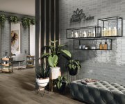 Dlažba jako dřevo APE Havana Coffee 22,5x90 - hnědá