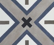 Barevná vzorovaná dlažba Deceram Niza Azul 20x20 Mix (skladem)