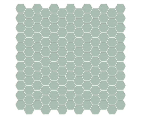 Mozaika Appiani Eden Pino 30x30 Hexagon Matt. - zelená