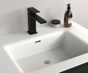 Sapho Cubemix Stojánková Umyvadlová Baterie, černá Mat
