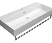 Gsi Kube X Keramické Umyvadlo 100x47cm, Broušená Spodní Hrana, Bílá Extraglaze