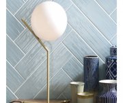 Retro obklad Tonalite Paintboard Celeste 10x40 - modrá