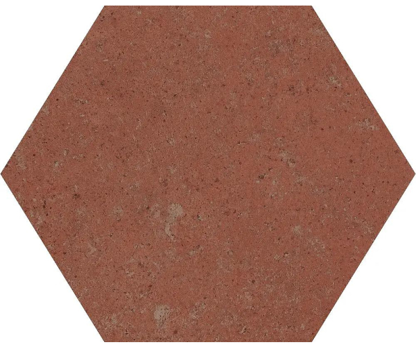 Dlažba jako cihla CIR Italica Terra Bruciata Esagona 24x27,7 - cihlová