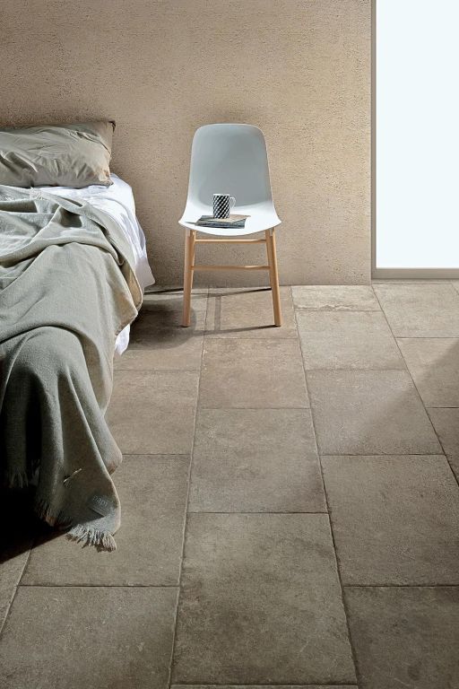 Realizace Rustikální dlažba Coem Ceramiche Loire Taupe