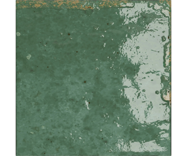 Retro dlažba Bestile Carmen Green 15x15 - zelená