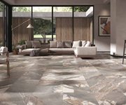 Dlažba jako kámen Bottega Blend Grey 60x120 Nat. Rett. - šedá