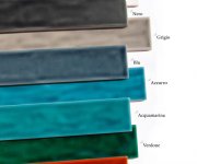 Obklad Tonalite Stek Azzurro 7x40 - tyrkysová