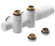 Bruckner Wicher Combi Připojovací Sada Termostatická Pro Středové Připojení 50mm, Bílá