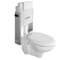 Aqualine Závěsné Wc Taurus S Podomítkovou Nádržkou A Tlačítkem Geberit, Bílá