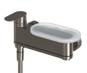 Vanová nástěnná baterie Chrome II - CR II 022.20GB Vanová nástěnná baterie bez sprchového setu, grafit kartáčovaný X070662