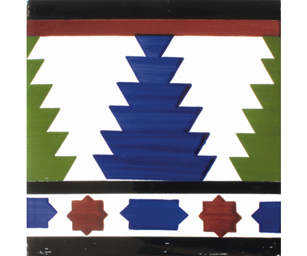 Vzorovaný dekor Aleluia Ceramicas Moorish 14x14 PF002