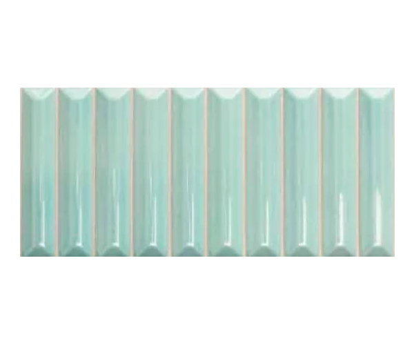 Retro obklad Tonalite Hashi Tulipano 10x30 - tyrkysová