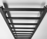 Sapho Metro Light Otopné Těleso 400x1140 Mm, černá Mat