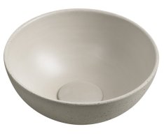 Sapho Minor Betonové Umývátko Na Desku, ø 26cm, Písková Mat