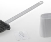 Aqualine Wc Silikonová štětka Závěsná/na Postavení, Bílá