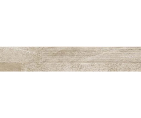 Dlažba jako kámen Coem Brit Stone Deco Sand 15x90 Nat. Rett. - béžová