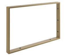 Sapho Podpěrná Konzole 490x330x40mm, Lakovaná Ocel, Zlato Mat, 1 Ks