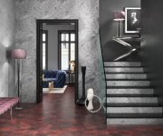 Dlažba jako beton CIR Miami Red Clay Esagona 24x27,7 - vínová