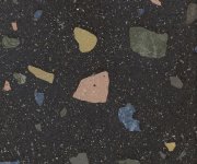 Dlažba jako terrazzo Cir Forever Color Terrazzo Black 20x20 Matt. - antracitová