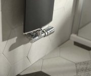 Ridea Othello Mono Slim Hliníkové Otopné Těleso 300x1890mm, černá Mat