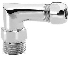Sapho Připojovací Koleno M1/2"x10, Chrom