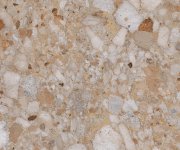Dlažba jako terrazzo Sant Agostino Venistone Gold 89x89 Kry - oranžová