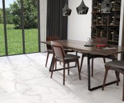 Dlažba jako mramor Codicer Vinca White 44x66 - bílá