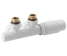 Bruckner Wicher Připojovací Sada Termostatická Pro Středové Připojení 50mm, Provedení Bílá