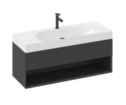 SD Lite 120 skříňka pod umyvadlo - SD Lite 120 skříňka pod umyvadlo černá matná X000001868