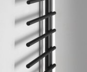 Sapho Justina Otopné Těleso 500x1510 Mm, černá Mat