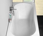 Aqualine Jizera Vana 170x70x39cm, Bílá