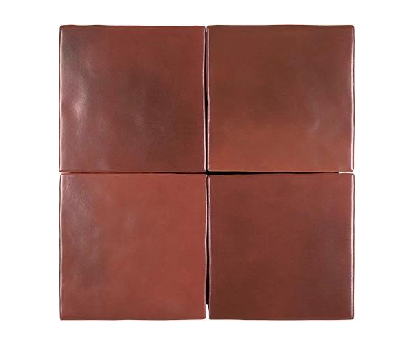 Retro obklad Cevica Zelij Mate Brandy 10x10 Matt. - hnědá