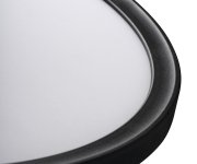 Miledo Azpo Stropní Led Svítidlo, ø 420mm, 22w,3000/4000/6000k, Ip54, černá Mat