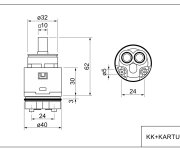 Kartuš Clik-clak*vysoká Kartuse+KK-2