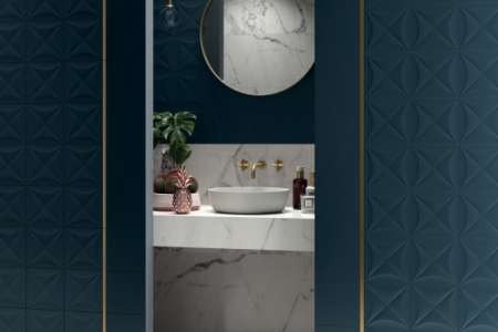 MODERNÍ koupelna Marca Corona 4D Deep Blue & DeLuxe White