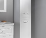 Aqualine Favolo Vysoká Skříňka Košem 40x150x31cm, Bílá Mat