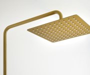 Sapho Cubemix Sprchový Sloup S Pákovou Baterií, Zlato Mat