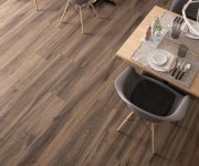 Dlažba jako dřevo Sant Agostino Barkwood Burnt RT 30x180 - hnědá
