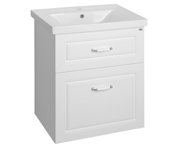 Aqualine Favolo Umyvadlová Skříňka 61,5x72,5x44cm, Bílá Mat