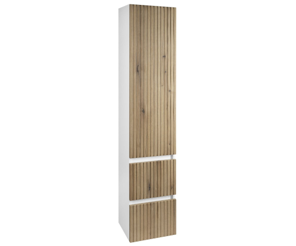 Aqualine Paneda Strip Skříňka Vysoká 35x165x31cm, Levá/pravá, Dub Emporio
