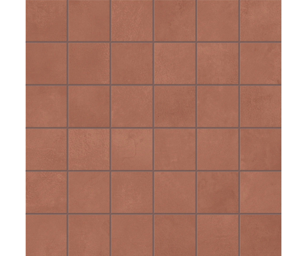 Retro dlažba Marca Corona Multiforme Dune Mosaico Tessere Marsala 30x30 Matt.  - cihlová