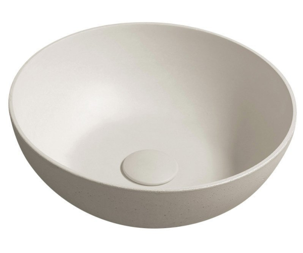 Sapho Formigo Betonové Umyvadlo Na Desku, ø 39cm, Písková Mat