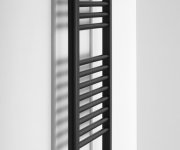 Aqualine Direct Otopné Těleso S Bočním Připojením 450x1320mm, černá Mat