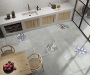 Dlažba jako beton APE Antico Casale Cenere Rett. 60X60 - šedá