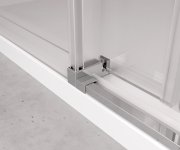 Polysan Thron Round Obdélníkový Sprchový Kout 1100x700mm, Kulaté Pojezdy