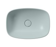 Gsi Nubes Keramické Umyvadlo Na Desku 50x35cm, Ghiaccio Mat