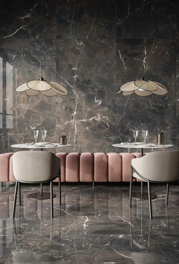 Lesklá imitace mramoru ve formátu 60x120 - Flaviker Supreme Memories Breccia Imperiale