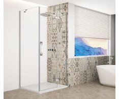 Gelco Trinity Chrome Obdélníkový Sprchový Kout 1200x1000mm, čiré Sklo, Pravé