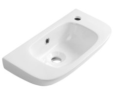 Aqualine Kia Keramické Umývátko 49x25cm, Bílá